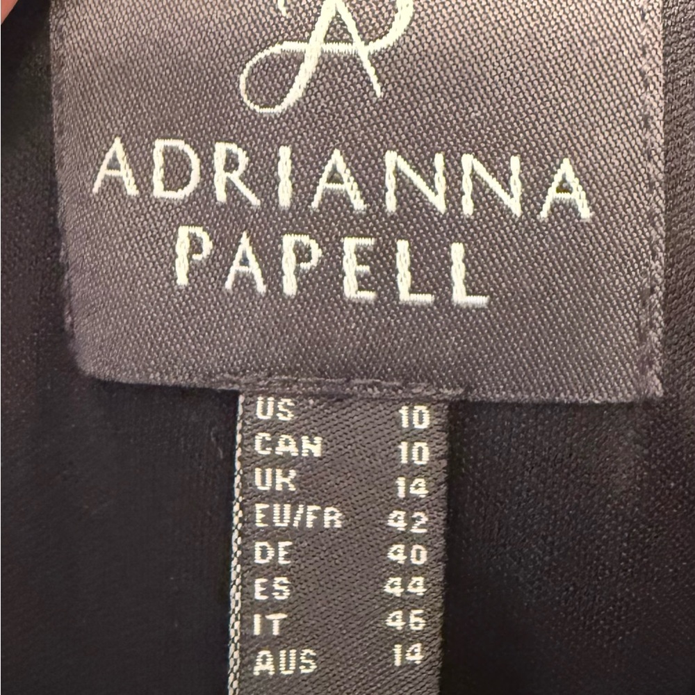 Adrianna Papell jumpsuit, black, size 10 - Picture 9 of 12